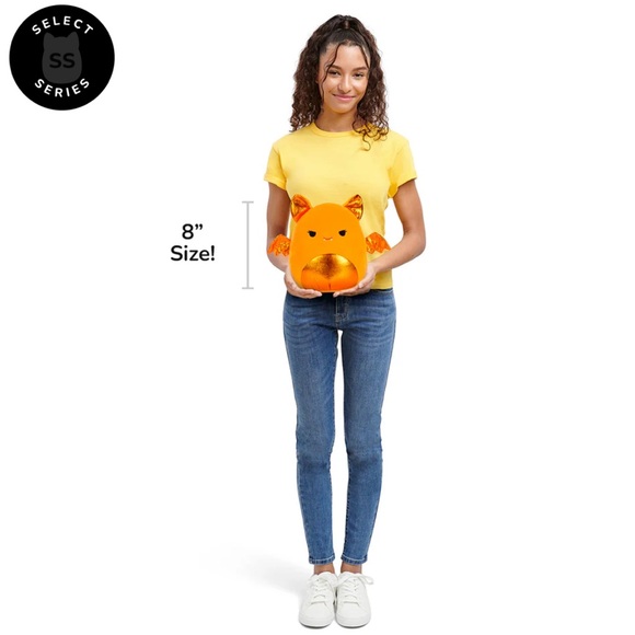 NWT Squishmallows Tangie the Orange Bat - Picture 6 of 7